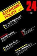 Economic Policy edito da John Wiley And Sons Ltd