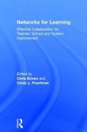 Networks For Learning di Brown Chris, Cindy L. Poortman edito da Taylor & Francis Ltd