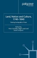 Land, Nation and Culture, 1740-1840 edito da Palgrave Macmillan