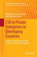 CSR in Private Enterprises in Developing Countries di Nakib Muhammad Nasrullah, Mia Mahmudur Rahim edito da Springer International Publishing