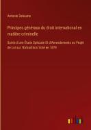 Principes généraux du droit international en matière criminelle di Antonin Deloume edito da Outlook Verlag