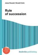 Rule Of Succession edito da Book On Demand Ltd.