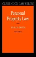 Personal Property Law di Professor Michael Bridge edito da Oxford University Press