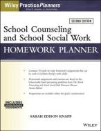 SCHOOL COUNSELING & SOCIAL WOR di Sarah Edison Knapp, Arthur E. Jongsma edito da WILEY