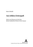 "Am wilden Zeitenpaß" di Rainer Brändle edito da Lang, Peter GmbH