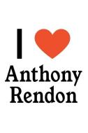 I Love Anthony Rendon: Anthony Rendon Designer Notebook di Perfect Papers edito da LIGHTNING SOURCE INC