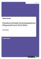 Berblick Und Kritik di Tobias Zender edito da Grin Publishing