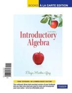 Introductory Algebra, Books a la Carte Edition di Elayn Martin-Gay edito da Pearson