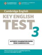 Cambridge Key English Test 3 Student's Book di Cambridge Esol edito da Cambridge University Press