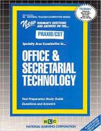 Office & Secretarial Technology di Jack Rudman edito da National Learning Corp