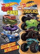 Hot Wheels: Race Cars vs. Monster Trucks: 100% Officially Licensed by Mattel, Activities, Tattoos, & Press-Out Cards for Kids Ages 4 to 8 di Mattel edito da LITTLE BEE BOOKS
