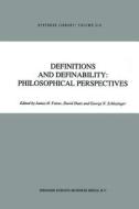 Definitions and Definability: Philosophical Perspectives edito da Springer Netherlands