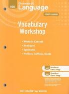 Holt Elements of Language: Vocabulary Workshop: First Course edito da Holt McDougal