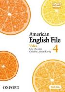 American English File Level 4: Dvd di Clive Oxenden, Christina Latham-Koenig, Paul Seligson edito da Oxford University Press