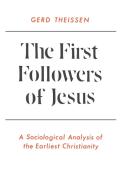 The First Followers of Jesus: A Sociological Analysis of the Earliest Christianity di Gerd Theissen edito da SCM PR