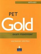 PET Gold Exam Maximiser with Key New Edition di Jacky Newbrook, Judith Wilson edito da Pearson Education Limited