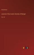 Journal of the Asiatic Society of Bengal di Anonymous edito da Outlook Verlag