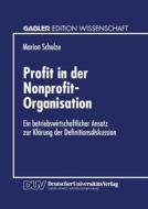 Profit in der Nonprofit-Organisation edito da Deutscher Universitätsverlag