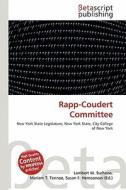 Rapp-Coudert Committee edito da Betascript Publishing