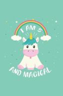 I Am 5 And Magical: Rainbow Unicorn Draw And Write Birthday Journal For 5-Year Old Girls di Creative Juices Publishing edito da LIGHTNING SOURCE INC