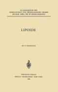 Lipoide di E. Schütte edito da Springer Berlin Heidelberg