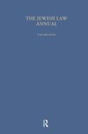 Jewish Law Annual (Vol 7) di B. Jackson, Bernard S. Jackson edito da Routledge