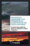 The Silesian Horseherd = Das Pferdebürla: Questions of the Hour Answered di F. Max Muller edito da LIGHTNING SOURCE INC