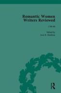 Romantic Women Writers Reviewed, Part I di Professor Ann R. Hawkins edito da Taylor & Francis Ltd