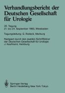 Verhandlungsbericht der Deutschen Gesellschaft für Urologie edito da Springer Berlin Heidelberg