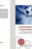 United Nations Security Council Resolution 943 edito da Betascript Publishing