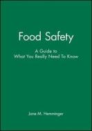 Food Safety di Jane M. Hemminger edito da Wiley-Blackwell