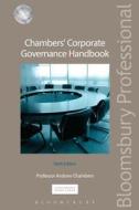 Chambers\' Corporate Governance Handbook di Andrew Chambers edito da Bloomsbury Publishing Plc