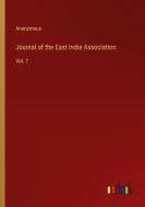 Journal of the East India Association di Anonymous edito da Outlook Verlag