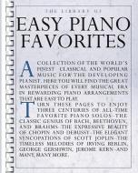 The Library of Easy Piano Favorites di Peter Aolums edito da Omnibus Press