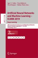 Artificial Neural Networks and Machine Learning - ICANN 2019: Deep Learning edito da Springer International Publishing