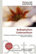 Bulbophyllum Codonanthum edito da Betascript Publishing