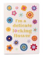 I'm A Delicate F*cking Flower Embroidered Journal di Insight Editions edito da Insight Editions