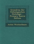 Grundriss Der Pathologischen Histologie di Anton Weichselbaum edito da Nabu Press