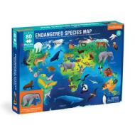 Endangered Species Around The World 80 Piece Geography Puzzle di Mudpuppy edito da Galison