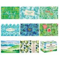 Nature Watercolors 40 Thank You Cards With Envelopes edito da Tuttle Publishing