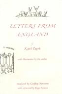 Letters from England di Karel Capek edito da BLOOMSBURY 3PL