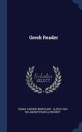 Greek Reader di EDGAR CARD MARCHANT edito da Lightning Source Uk Ltd