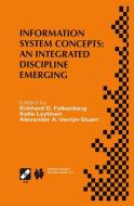 Information System Concepts: An Integrated Discipline Emerging edito da Springer US