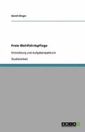 Freie Wohlfahrtspflege di Bernd Sanger edito da Grin Publishing