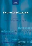 Electronic Lexicography di Sylviane Granger, Magali Paquot edito da OXFORD UNIV PR