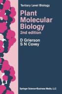 Plant Molecular Biology di Donald. Grierson edito da Springer US