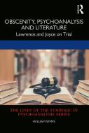 Obscenity, Psychoanalysis And Literature di William Simms edito da Taylor & Francis Ltd