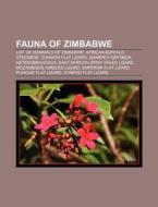 Fauna of Zimbabwe di Source Wikipedia edito da Books LLC, Reference Series