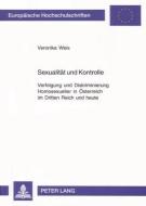 Sexualität und Kontrolle di Veronika Weis edito da Lang, Peter GmbH