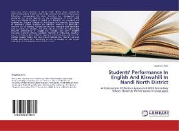 Students' Performance In English And Kiswahili In Nandi North District di Truphosa Korir edito da LAP Lambert Academic Publishing